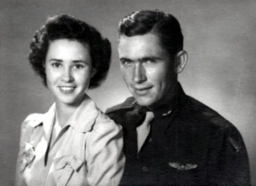 Peggy and Billie D. Harris, 1944
