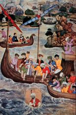 16th century Islamic painting of Alexander the Great lowered in a glass diving bell - Wikipedia